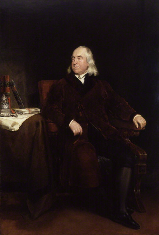 Jeremy Bentham exhibited 1829 by Henry William Pickersgill (1782-1875) National Portrait Gallery London  NPG413